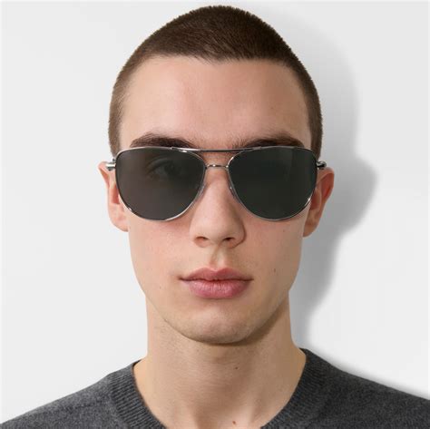 burberry metal sunglasses